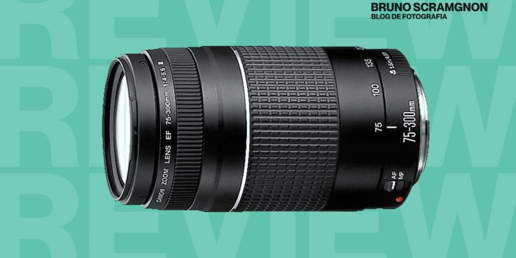 lente Canon EF 75-300mm f/4-5.6 III