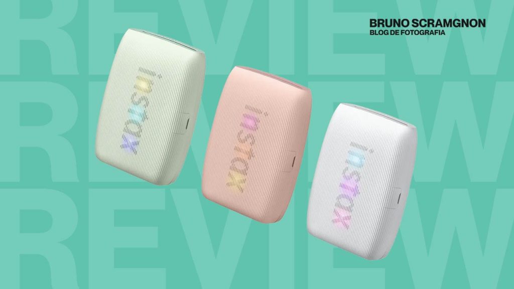 Imagens de divulgação da impressora Fujifilm Instax Mini Link 3.