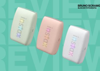 Imagens de divulgação da impressora Fujifilm Instax Mini Link 3.