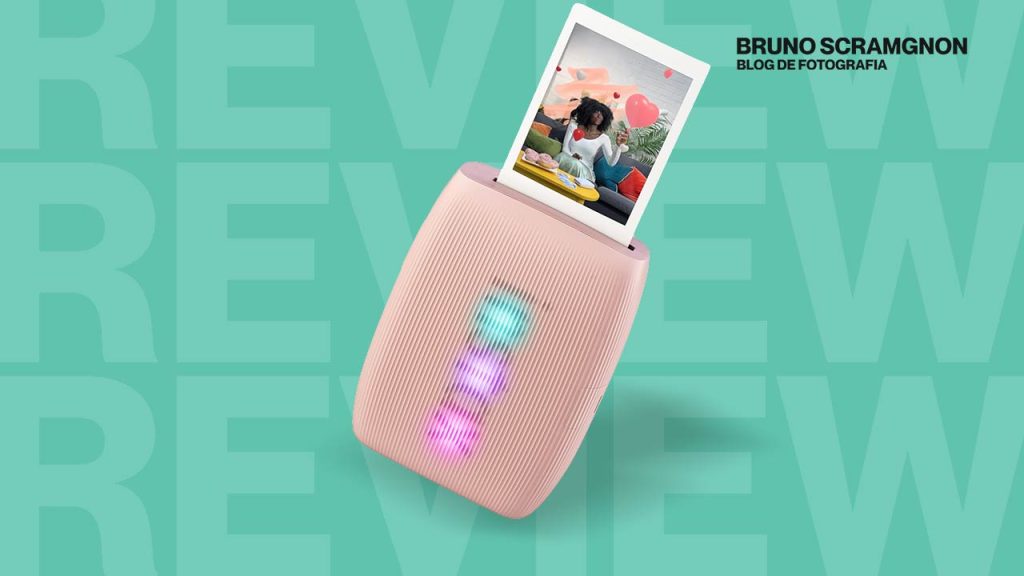 Imagens de divulgação da impressora Fujifilm Instax Mini Link 3.